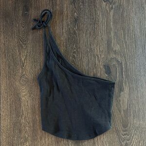 PacSun Black Asymmetrical Tank Top